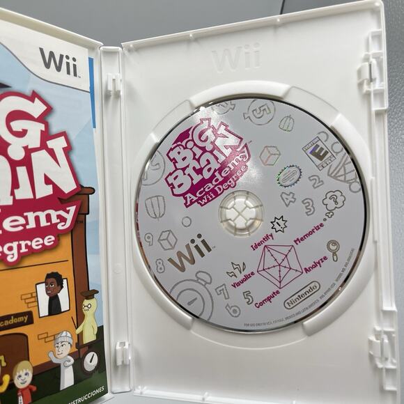 Big Brain Academy: Wii Degree (Nintendo Wii, 2007) - Complete w/ Manual - Tested - Picture 4 of 6